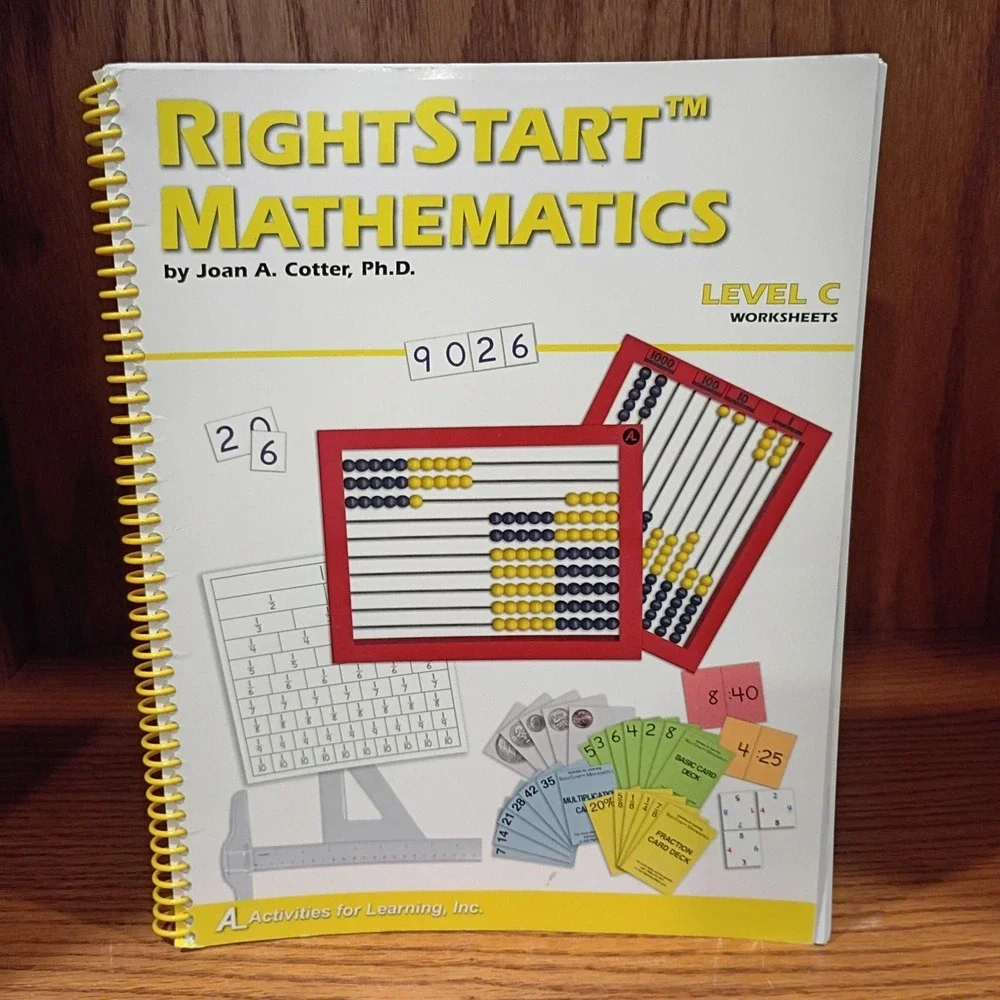 RightStart Mathematics, Level C Worksheets by Joan A Cotter Ph D Trade Paperback